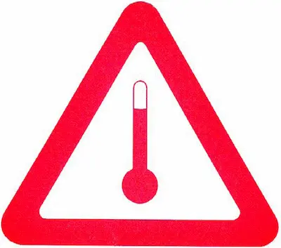 caliente símbolo