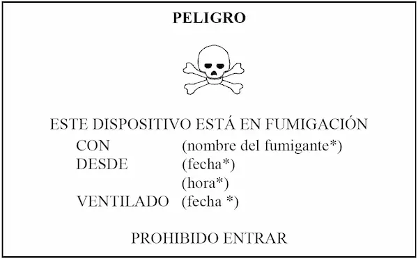 Fumigación símbolo